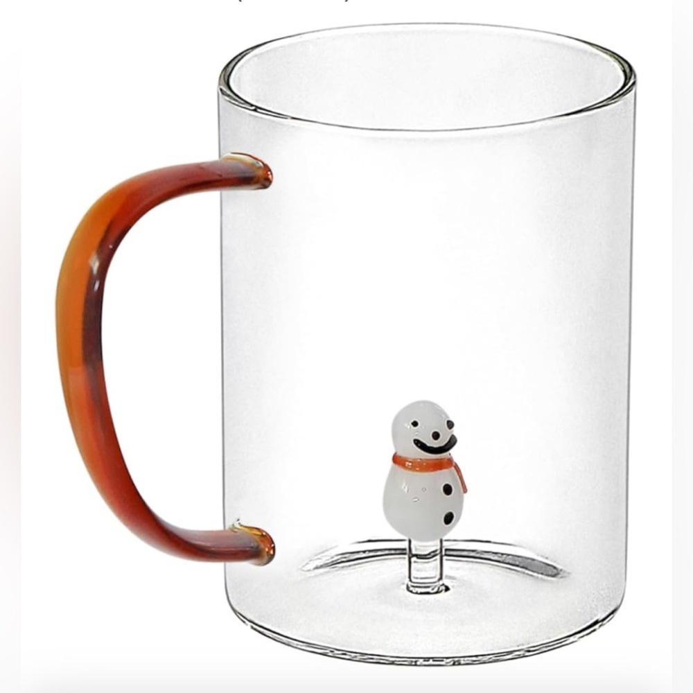 Holiday Peekaboo Borosilicate Glass Mug - 400ml